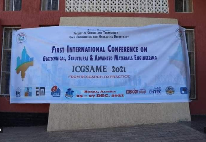  » الملتقى الدولي الأول حول « Structural and On Geotechnical، Advanced Materials Engineering « 